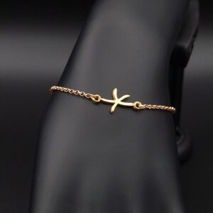 Bracelet doré rose Etoile de mer