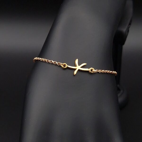 Bracelet doré rose Etoile de mer