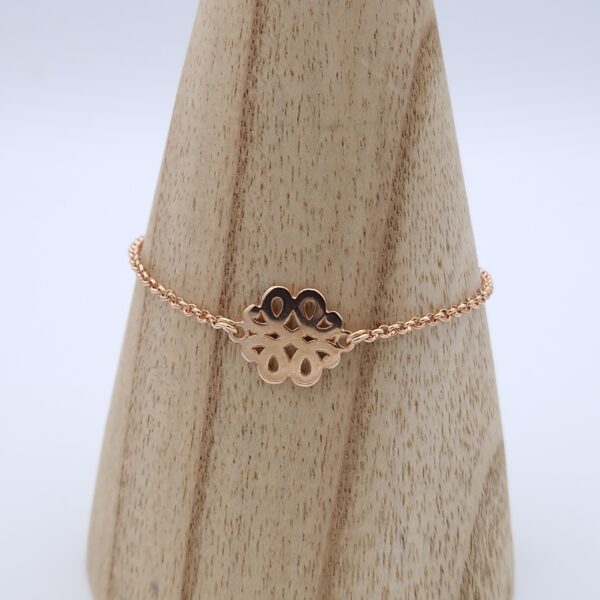 Bracelet doré rose Celte – Image 2