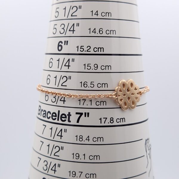 Bracelet doré rose Celte – Image 3
