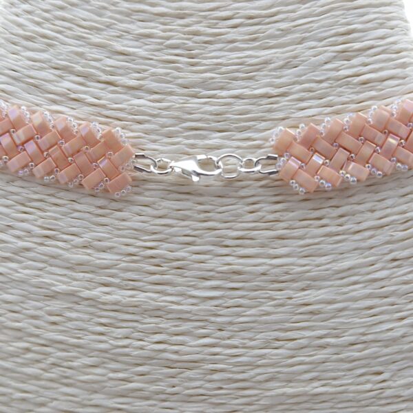Parure Miyuki Half Tila corail pâle – Image 6