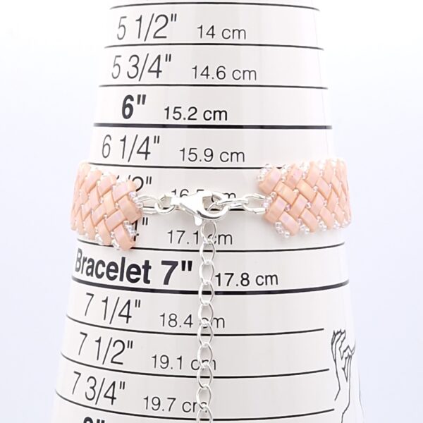 Parure Miyuki Half Tila corail pâle – Image 9