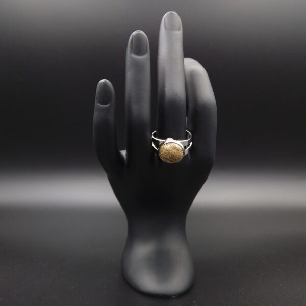 Bague jaspe paysage