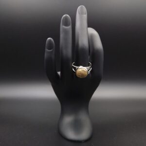 Bague jaspe paysage