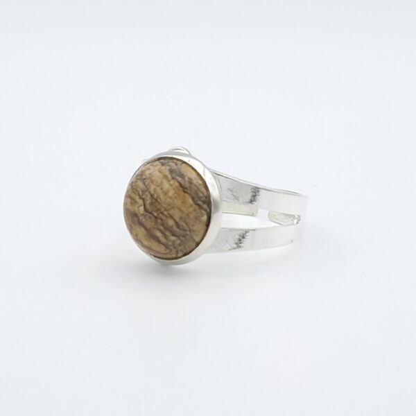 Bague jaspe paysage – Image 3