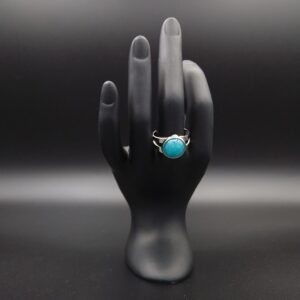 Bague agate turquoise