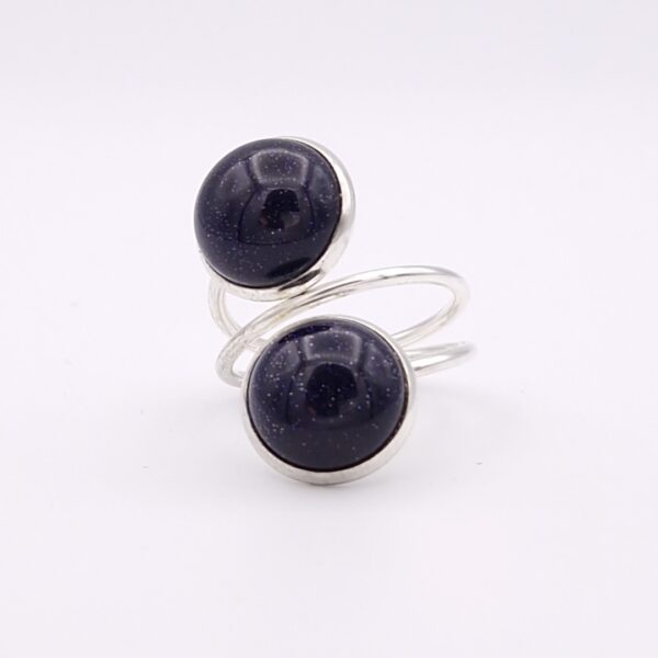 Bague double pierre galaxy – Image 3