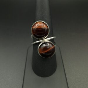 Bague double oeil de taureau