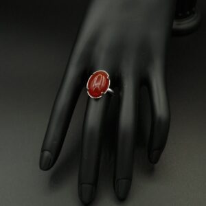 Bague cornaline