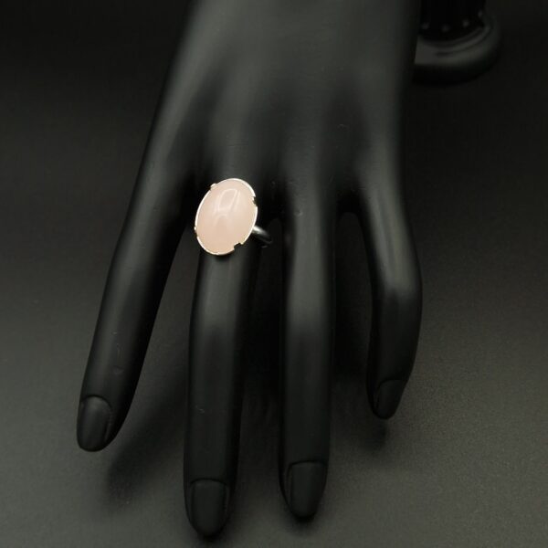 Bague quartz rose