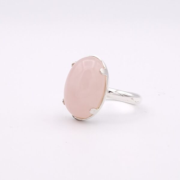 Bague quartz rose – Image 3