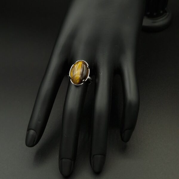 Bague oeil de tigre