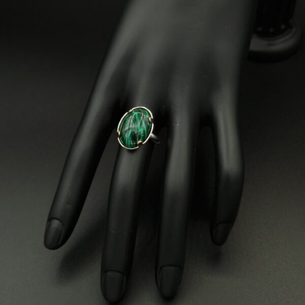 Bague malachite