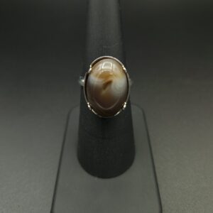 Bague quartz fumé