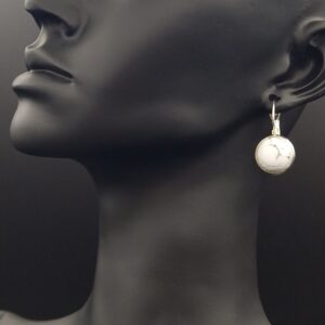 Dormeuses howlite