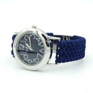 Montre paracorde bleu marine