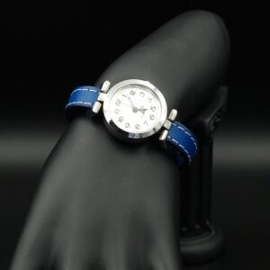 Montre cuir bleu marine