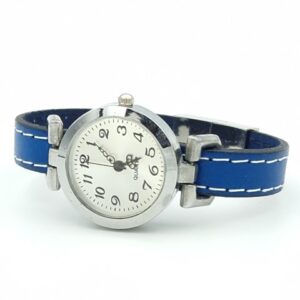 Montre cuir bleu marine