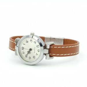 Montre cuir marron